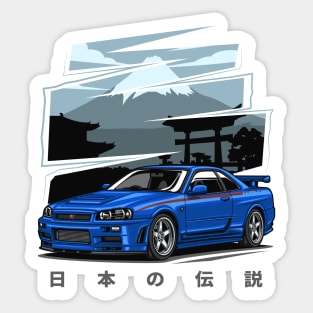 GT-R Special Tuning Edition (Bayside Blue) Sticker